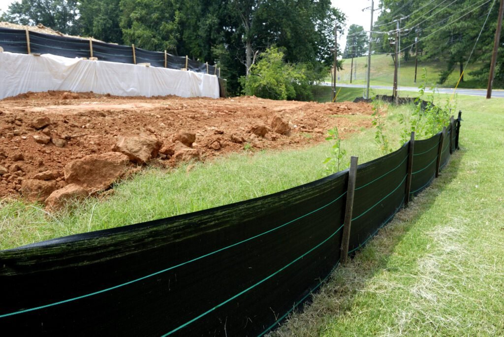 Silt Fence Installation & Sediment Control Works